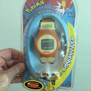 Pokémon #04 Charmander Digital C Watch Vintage 1998 Rare Nintendo Anime NEW